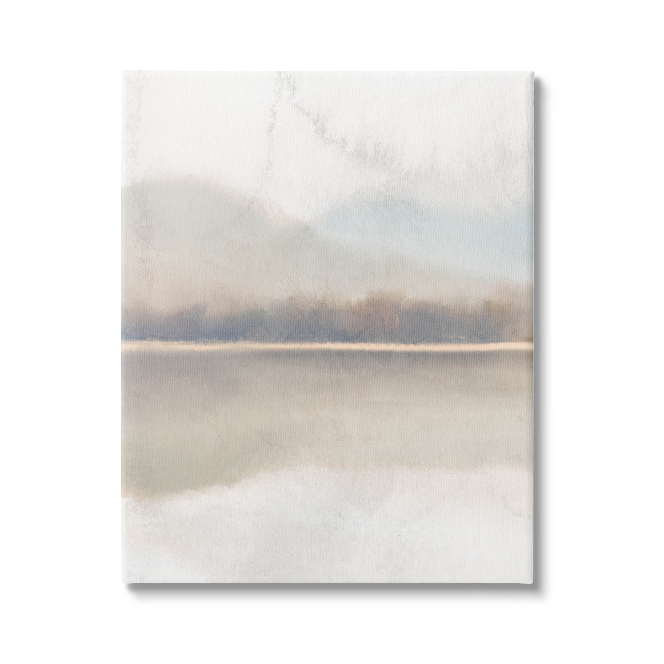 Stupell Industries Distant Foggy Land Lake Scenery Graphic Art Gallery Wrapped Canvas Print Wall Art, Design by Kim Allen