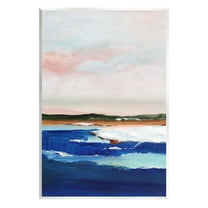 Stupell Industries Distant Land Ocean Waves Painting Painting Unframed Art Print Wall Art, Design by Nikita Jariwala