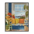 thumbnail image 1 of Stupell Industries Bohemian Distant Lighthouse Window View Black Framed Giclee Art, 24 x 30, by Lisa R Dumm, 1 of 8