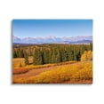 thumbnail image 1 of Stupell Industries Distant Mountains Woodland Fields Country Trees Scenery Canvas Wall Art, 48 x 36, Design by Daniel Sproul, 1 of 5