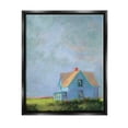 thumbnail image 1 of Stupell Industries Distant Rural House Dark Cloudy Sky Painting Jet Black Floating Framed Canvas Print Wall Art, Design by Sweetwater, 1 of 6