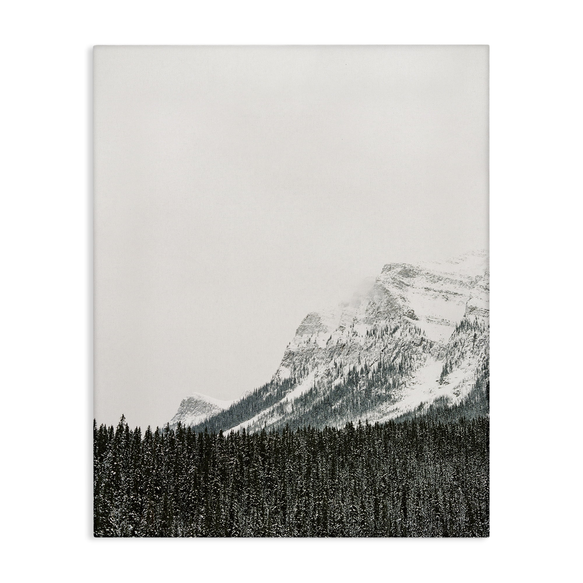 Stupell Industries Distant Snowy Peaks Landscape Photography Gallery Wrapped Canvas Art Print Wall Art, 24 x 30