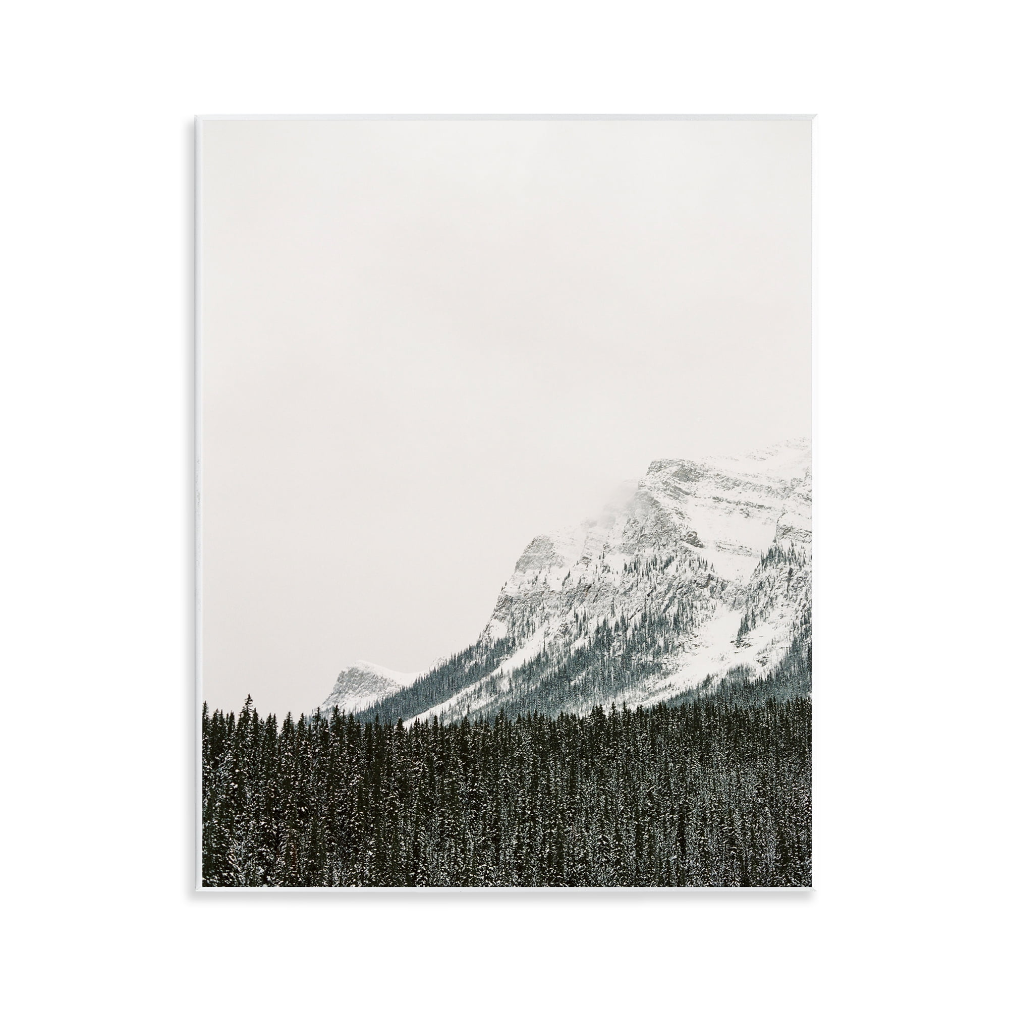 Stupell Industries Distant Snowy Peaks Landscape Photography Unframed Art Print Wall Art, 11 x 14