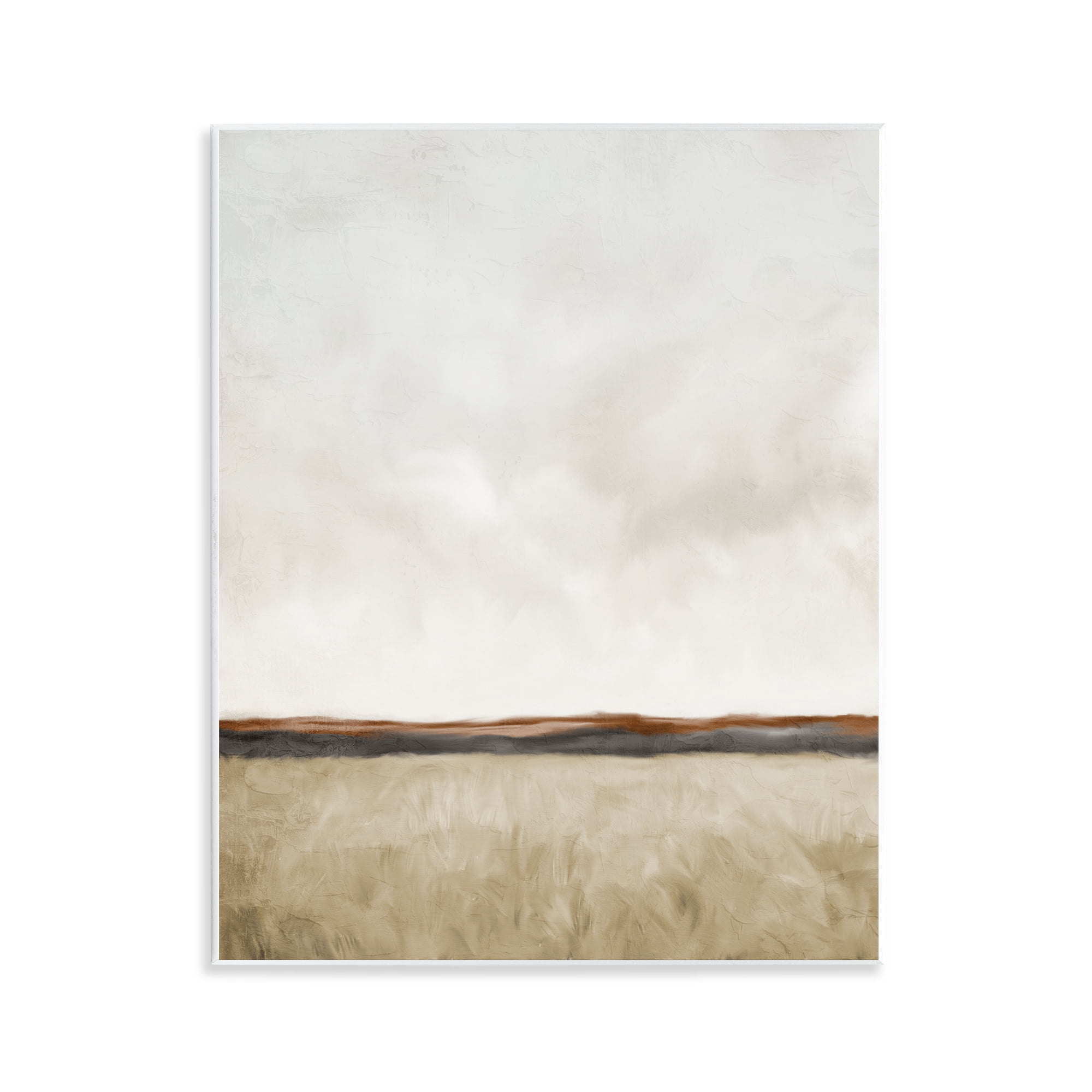 Stupell Industries Distant View in Neutrals Wall Plaque Art, design by Kim Allen