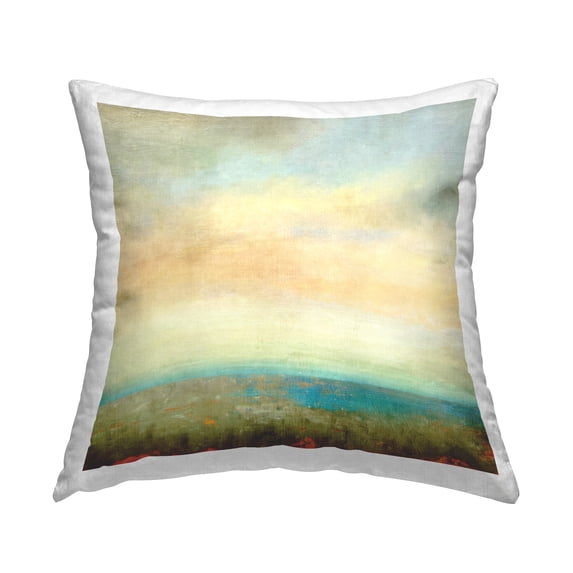 Stupell Industries Distant Water Landscape Decorative Printed Throw Pillow Design by Suzanne Nicoll