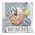 thumbnail image 1 of Stupell Industries Distressed Beach Shells Nautical & Beach Painting Wrapped Canvas Art Print Wall Art, 17 x 17, 1 of 2