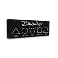 thumbnail image 1 of Stupell Industries Distressed Country Laundry Symbol Cleaning Guide Canvas Wall Art, 13 x 30, Design by Daphne Polselli, 1 of 6