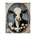 thumbnail image 1 of Stupell Industries Distressed Cow Portrait Canvas Wall Art design by Petal Prints Design, 40 x 30, 1 of 7
