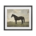 thumbnail image 1 of Stupell Industries Rustic Lodge Distressed Horse Portrait Black Framed Print Under Glass, 21 x 17, by Petals Prints Design, 1 of 8