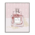 thumbnail image 1 of Stupell Industries Diva Chic Pink Perfume Fashion Painting Gray Framed Art Print Wall Art, 24 x 30, 1 of 8
