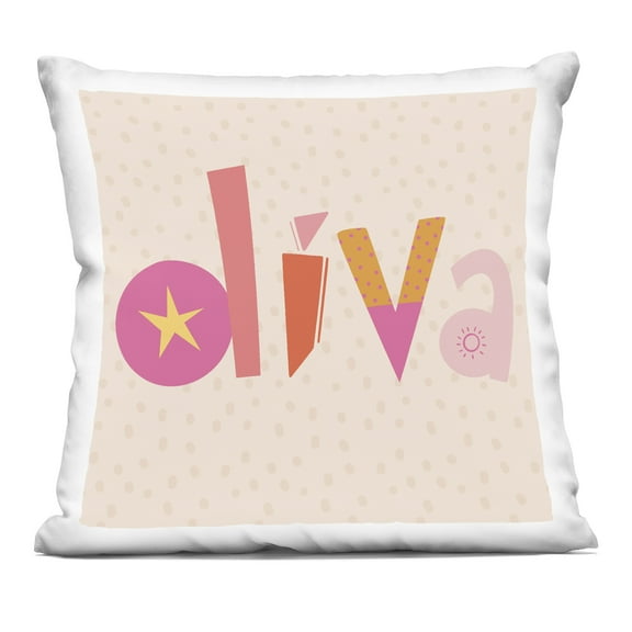Stupell Industries Diva Patterned Whimsical Text Design by Sazerelli Designs Throw Pillow