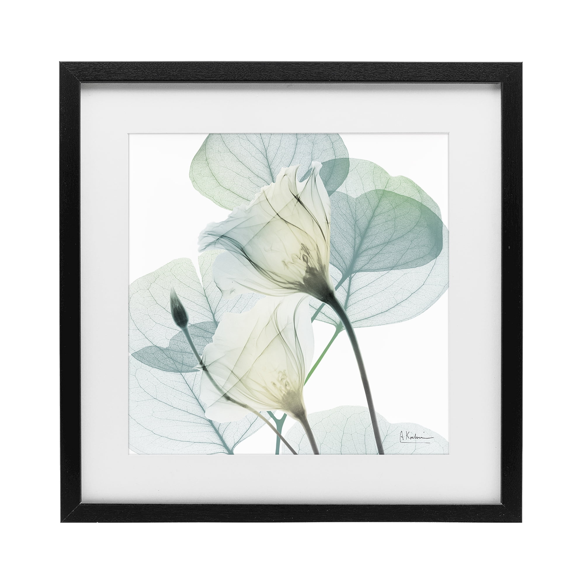 Stupell Industries Divine Fate Petals Black Framed Print Under Glass, design by Albert Koetsier