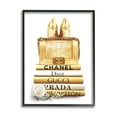 thumbnail image 1 of Stupell Industries Divine Golden Fashion Purse on Glam Designer Bookstack, 16 x 20, Designed by Ros Ruseva, 1 of 8