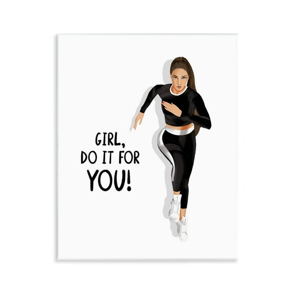 Stupell Industries Do It For You Girl People Painting Unframed Art Print Wall Art, 11 x 14