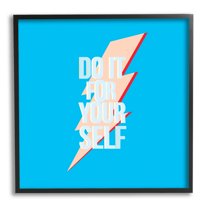 Stupell Industries Do It For Yourself Self Care Inspirational Painting Black Framed Art Print Wall Art