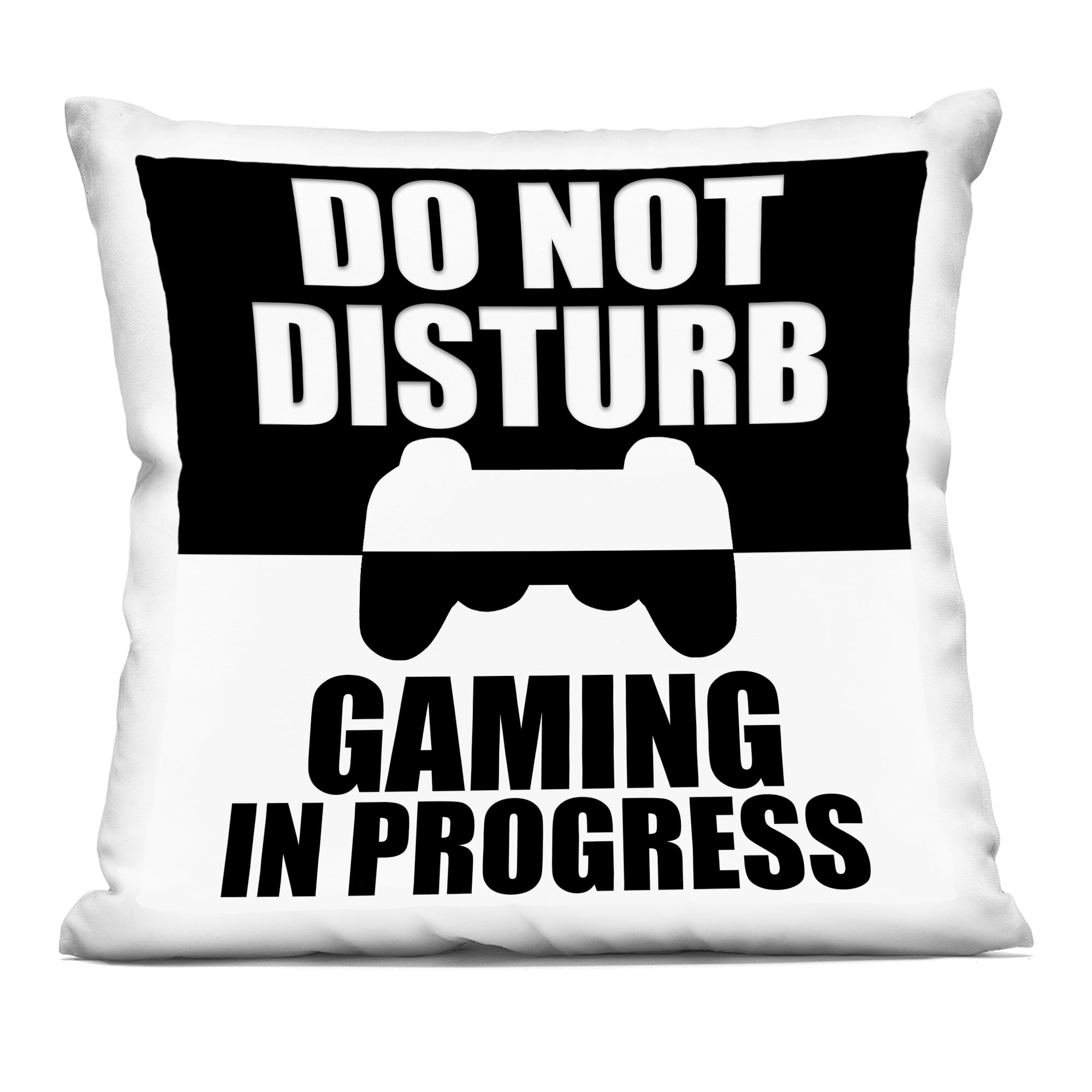 Stupell Industries Do Not Disturb Minimal Gamer Decorative Printed Throw Pillow, design by Kim Allen
