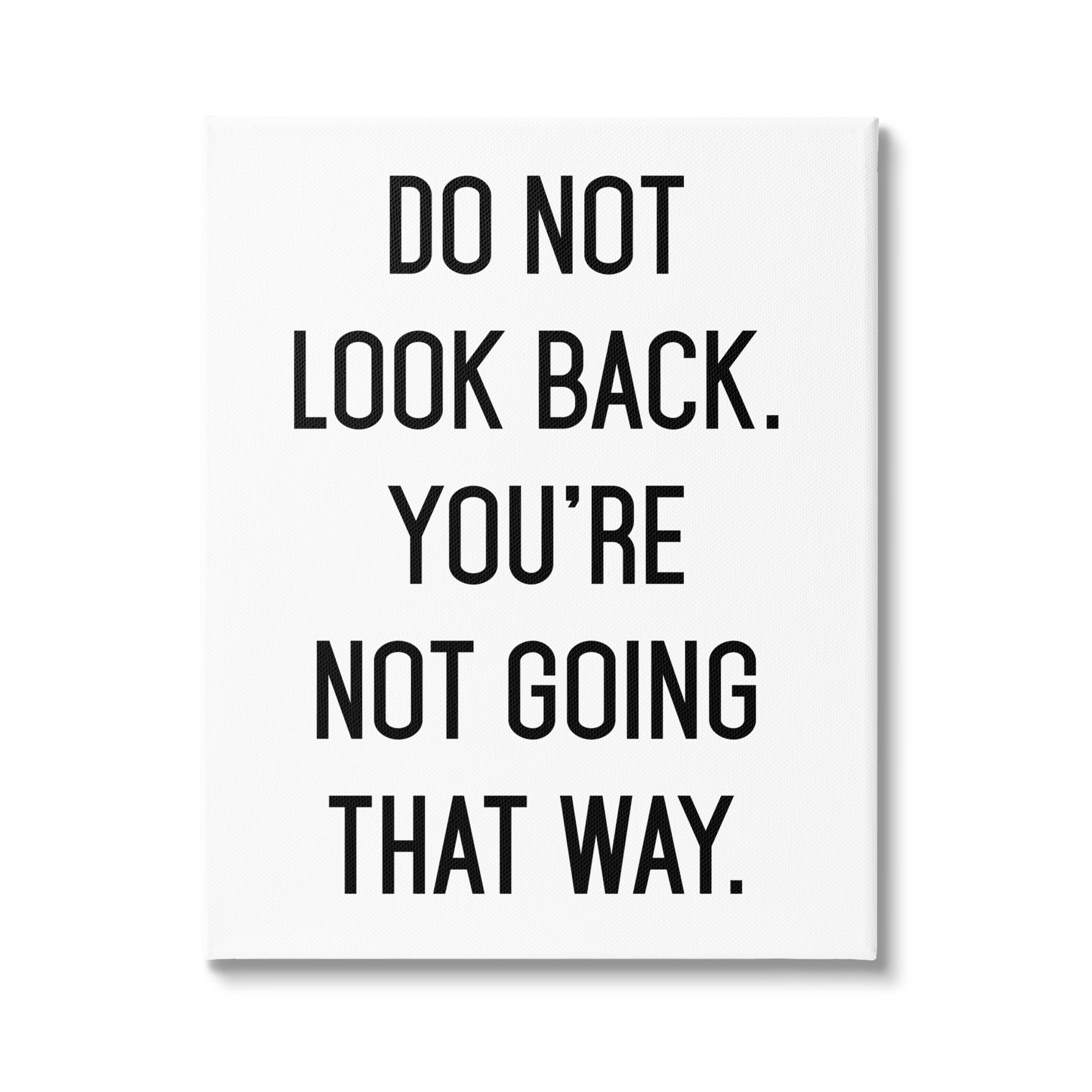 Black and White Motivational Quote Canvas Wall Art, 16" x 20"