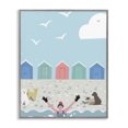 thumbnail image 1 of Stupell Industries Tropical Dog Friends on Beach Gray Framed Giclee Art, 16 x 20, by Betty Boynes, 1 of 8