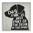 thumbnail image 1 of Stupell Industries Dog Fur Funny Pet Phrase Animals & Insects Painting Gray Framed Art Print Wall Art, 12 x 12, 1 of 9