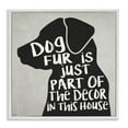 thumbnail image 1 of Stupell Industries Dog Fur Funny Pet Phrase Animals & Insects Painting White Framed Art Print Wall Art, 24 x 24, 1 of 9