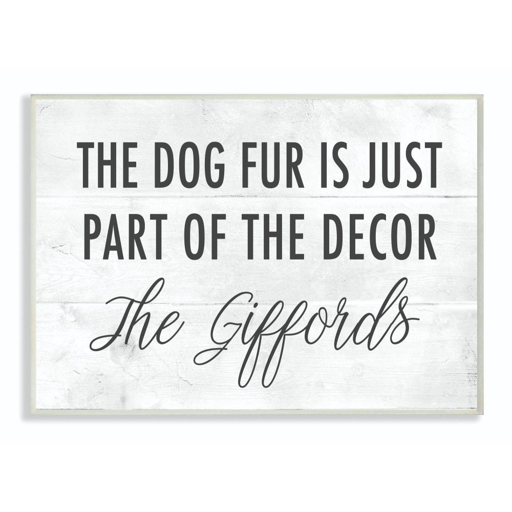 Stupell Industries Dog Fur Personalized Family Home Animals & Insects Painting Unframed Art Print Wall Art, 10 x 15
