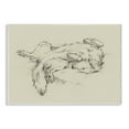 thumbnail image 1 of Stupell Industries Dog Napping Pet Animal Drawing Unframed Art Print Wall Art, 13x19, by Ethan Harper, 1 of 5