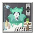 thumbnail image 1 of Stupell Industries Dog in Modern Room Animals & Insects Painting Gray Framed Art Print Wall Art, 24 x 24, 1 of 9