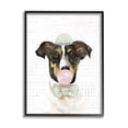 thumbnail image 1 of Stupell Industries Dog with Bowtie Patterned Animals & Insects Painting Black Framed Art Print Wall Art, 11 x 14, 1 of 8