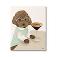 thumbnail image 1 of Stupell Industries Dog with Espresso Martini Animals & Insects Painting Gallery Wrapped Canvas Art Print Wall Art, 16 x 20, 1 of 8