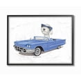 thumbnail image 1 of Stupell Industries Dog with Sunglasses in Blue Convertible Family Pet Designed by Danny Gordan, 1 of 8