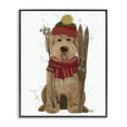 thumbnail image 1 of Stupell Industries Dog with Winter Skis Animals & Insects Painting Black Framed Art Prints Wall Art, 16 x 20, 1 of 10