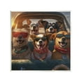 thumbnail image 1 of Stupell Industries Dogs on Road Trip Animals & Insects Painting Unframed Art Print Wall Art, 12 x 12, 1 of 7