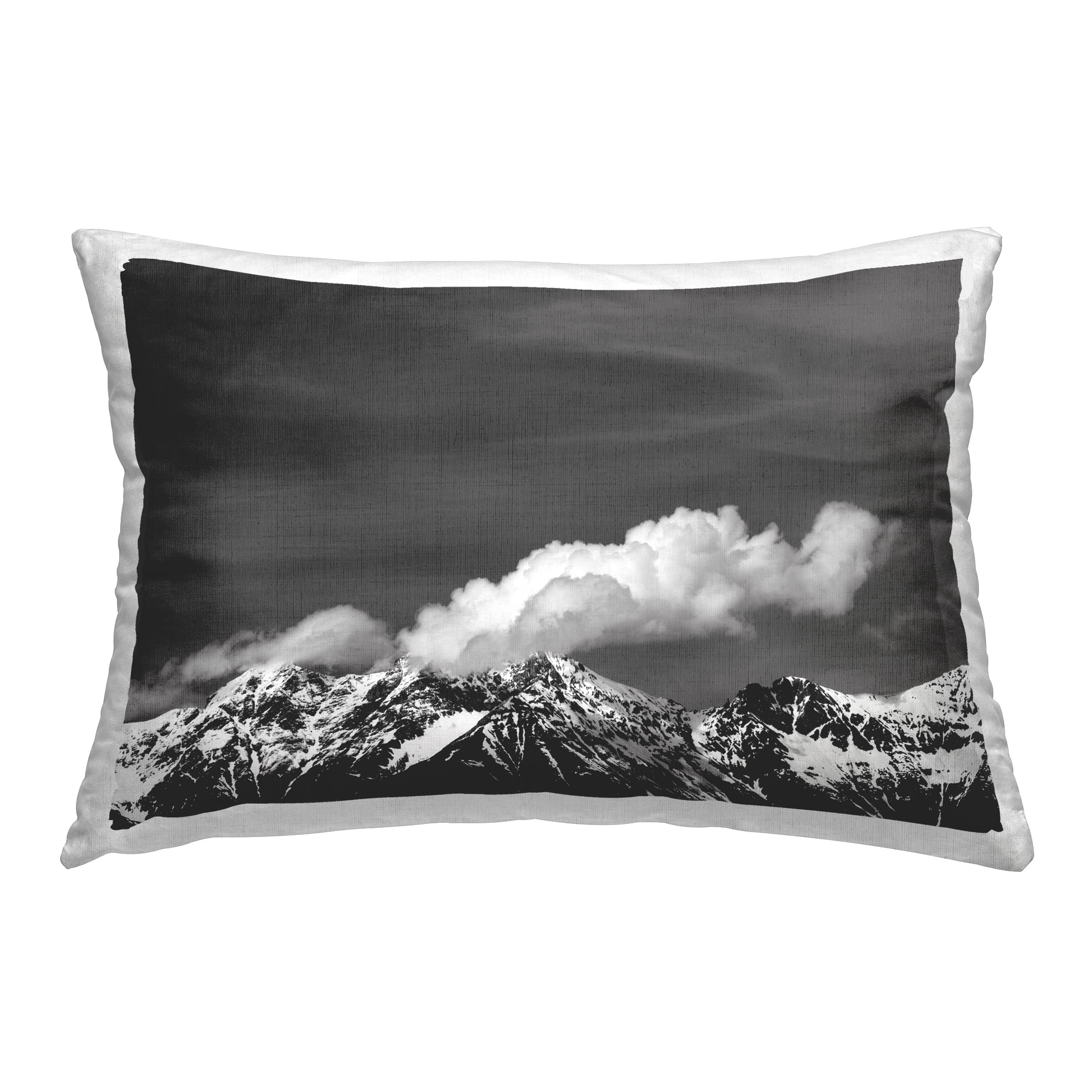 Stupell Industries Dolomites with Billowing Clouds Decorative Printed Throw Pillow Design by Deborah Revell.