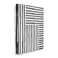 thumbnail image 1 of Stupell Industries Dominant Patterned Perpendicular Lines Modern Minimal Abstraction, 36 x 48, Designed by Leah Straatsma, 1 of 6