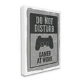 thumbnail image 1 of Stupell Industries Don't Disturb Gamer at Work Video Game Controller, 36 x 48, Designed by Lux + Me Designs, 1 of 6