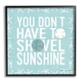 thumbnail image 1 of Stupell Industries Don't Have to Shovel Sunshine Funny Nautical Winter, 24 x 24, Design by Stephanie Workman Marrott, 1 of 5