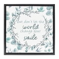 thumbnail image 1 of Stupell Industries Farmhouse Don't Let The World Change Black Floating Frame Canvas Art, 18 x 18, by Kim Allen, 1 of 8