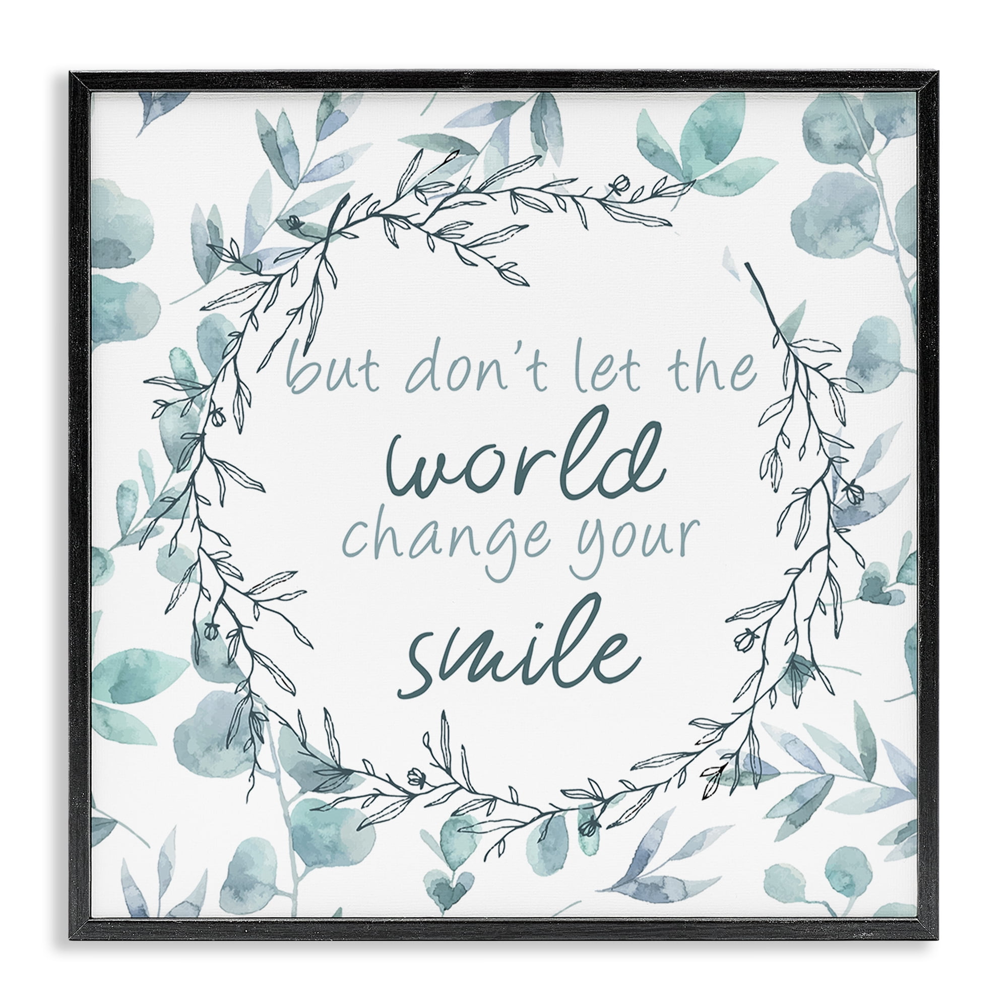 Stupell Industries Don't Let The World Change Black Framed Giclee Art, design by Kim Allen
