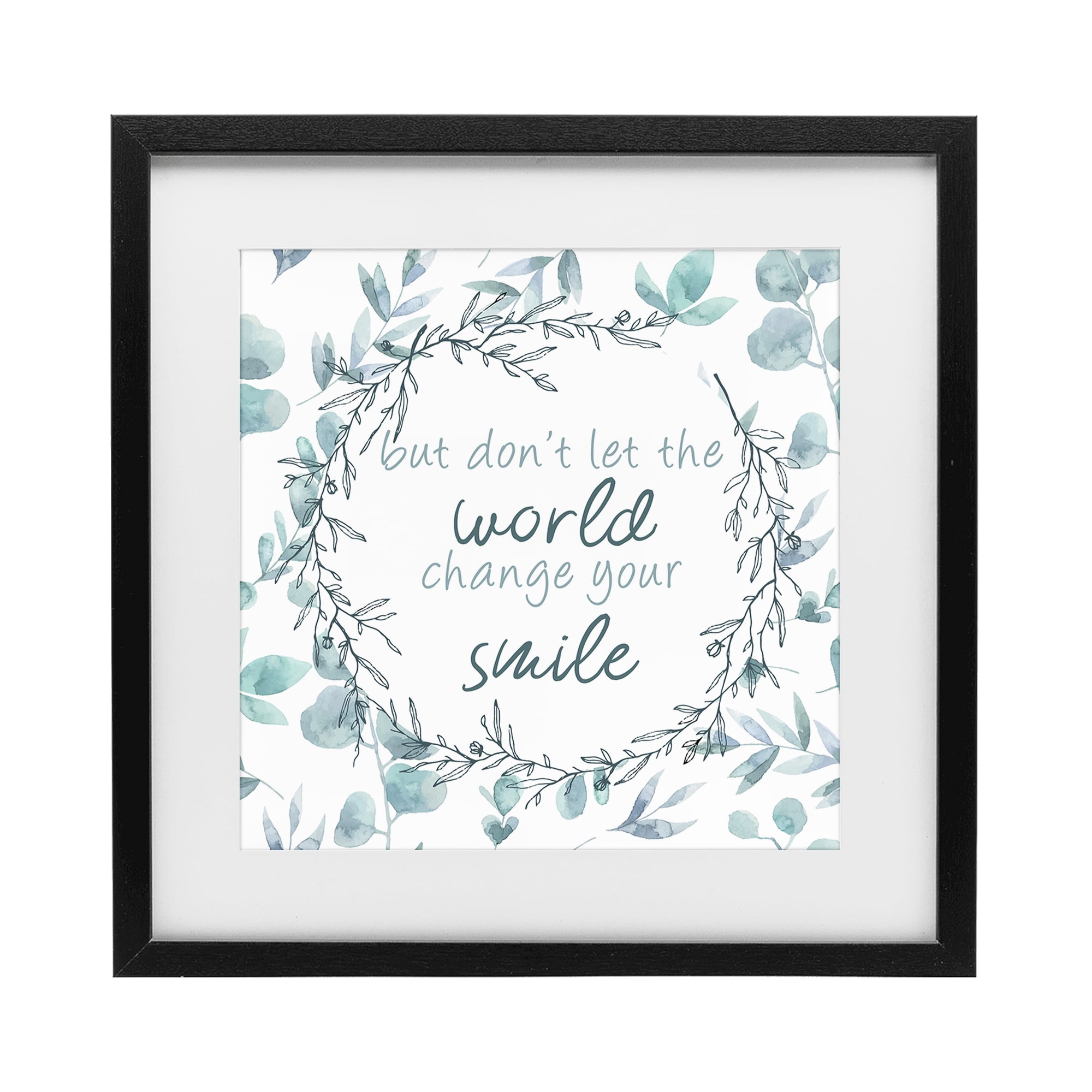 Stupell Industries Don't Let The World Change Black Framed Print Under Glass, design by Kim Allen
