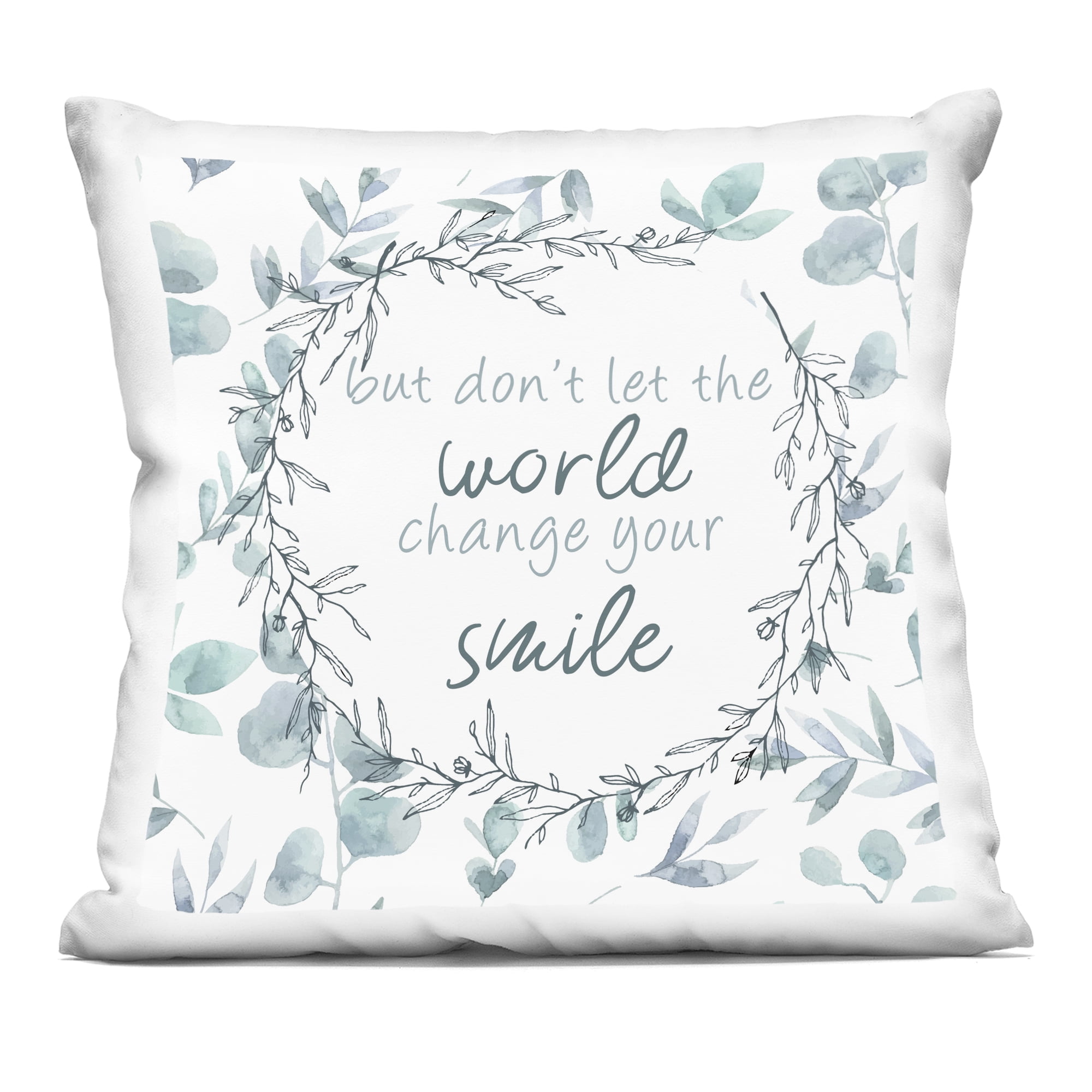 Stupell Industries Don't Let The World Change Decorative Printed Throw Pillow, design by Kim Allen, 18 x 7 x 18