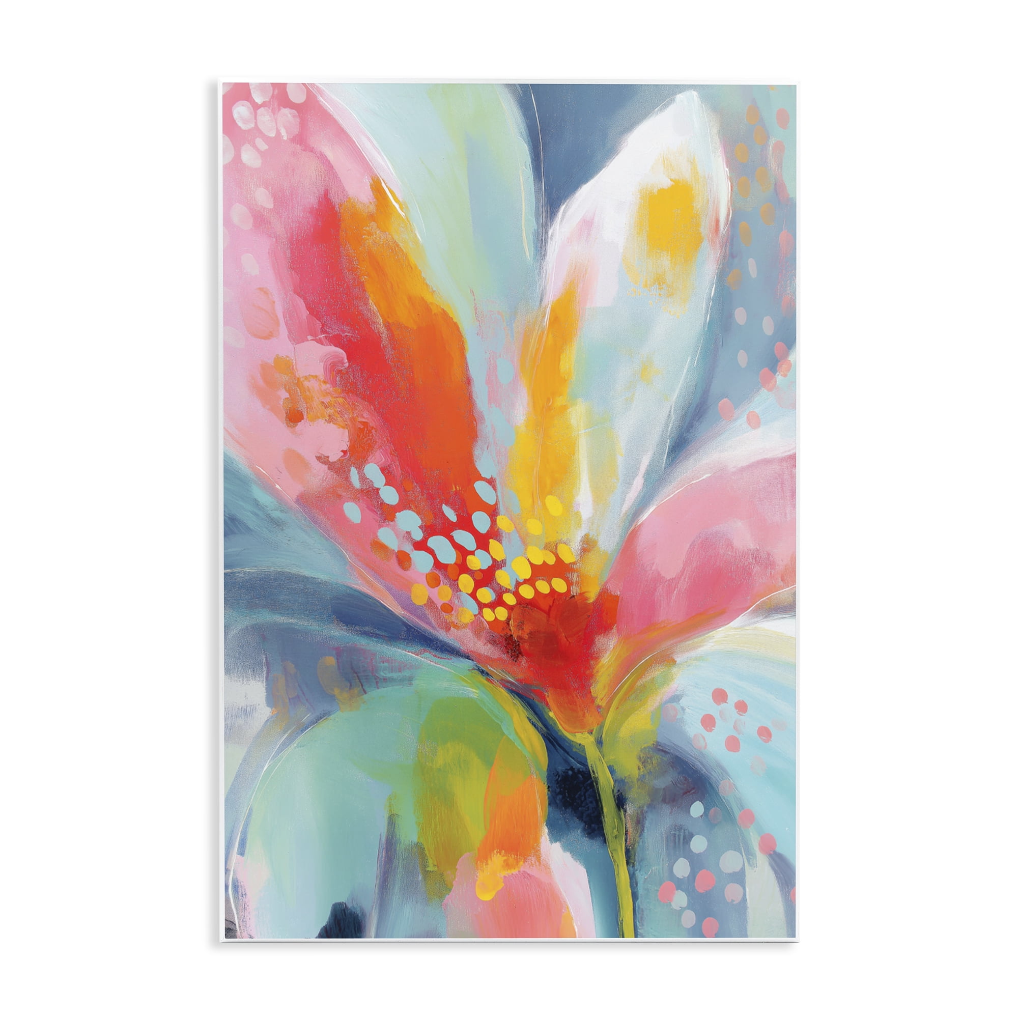 Stupell Industries Dotted Bloom Expression Wall Plaque Art, design by Chromatic Storm Studio