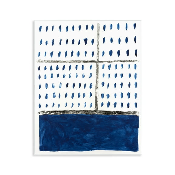 Stupell Industries Dotted Pattern Impression Abstract Painting Unframed Art Print Wall Art, 11 x 14