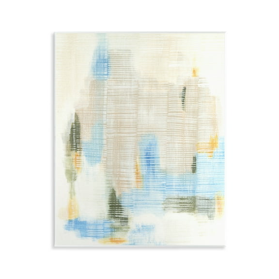 Stupell Industries Double Back Subtle Abstraction Abstract Painting Unframed Art Print Wall Art, 11 x 14