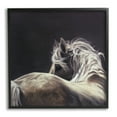 thumbnail image 1 of Stupell Industries Double Take Horse Portrait Animals & Insects Painting Black Framed Art Print Wall Art, 24 x 24, 1 of 8