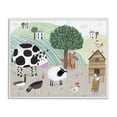 thumbnail image 1 of Stupell Industries Cottage Down At The Farm White Framed Giclee Art, 30 x 24, by Carla Daly, 1 of 8