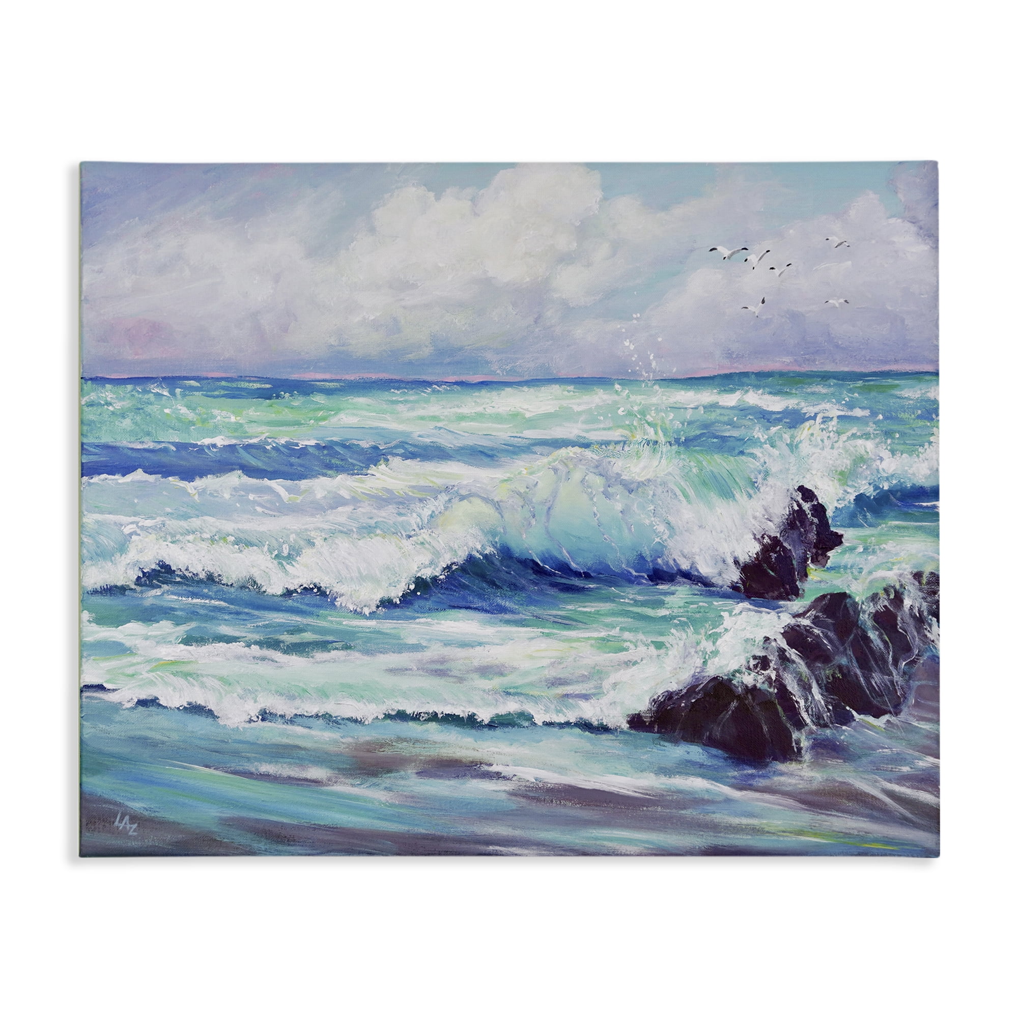 Stupell Industries Down By The Sea Canvas Wall Art, design by Lee Ann Zirbes