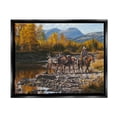 thumbnail image 1 of Stupell Industries Down From High Country Cowboy Animals & Insects Painting Black Floater Framed Art Print Wall Art, 1 of 9