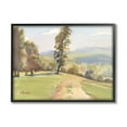 thumbnail image 1 of Stupell Industries Downhill Rural Country Landscape Impressionist Foliage Painting,30 x 24, Design by Stephen Calcasola, 1 of 5