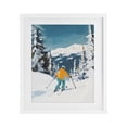 thumbnail image 1 of Stupell Industries Farmhouse Downhill Skier on Mountain White Framed Print Under Glass, 13 x 16, by The Prints Vibe, 1 of 8