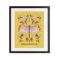 thumbnail image 1 of Stupell Industries Eclectic Dragonfly Symmetry on Yellow Black Framed Print Under Glass, 13 x 16, by Indira Prieto | IndySign, 1 of 8